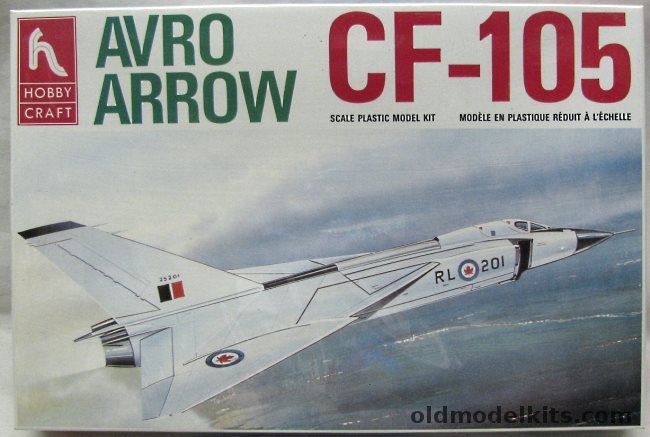Hobby Craft 1/72 Avro CF-105 Arrow - BAGGED, HC1392 plastic model kit